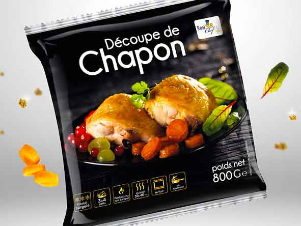 Packaging d'un emballage culinaire